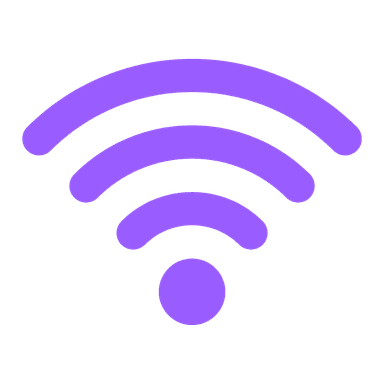 Icono de WiFi representando acceso a internet